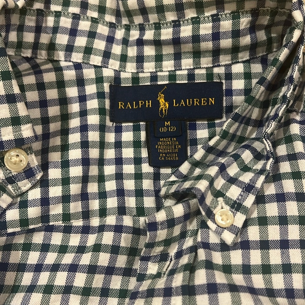 Boy’s Ralph Lauren button down size 10-12